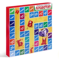 Настольная игра «Словотоп», 50 карт, 6 фишек, игровое поле, 6+