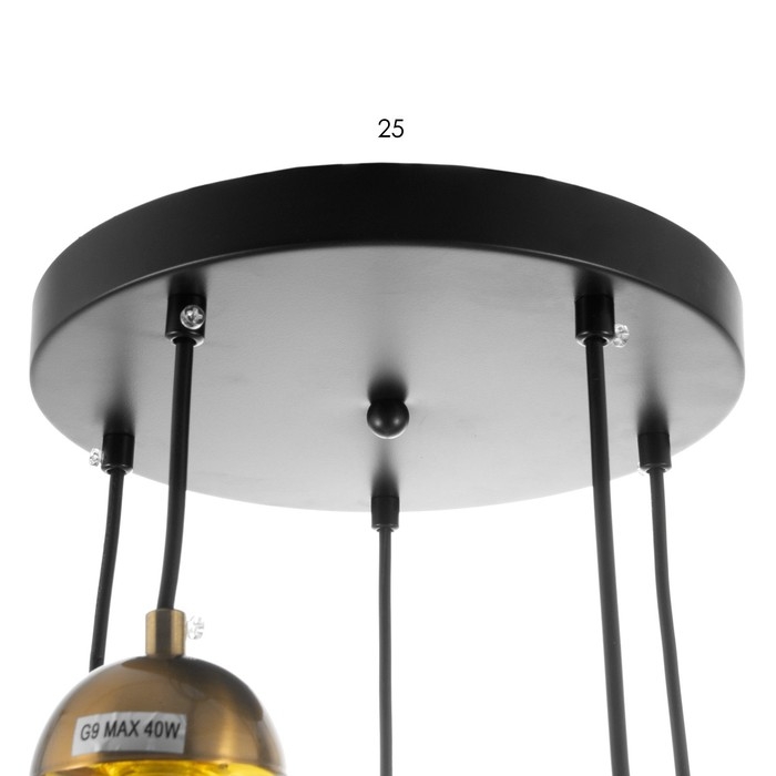 Светильник BayerLux Светильник BayerLux "Олви" 5хG9 40Вт 28х28х110 см