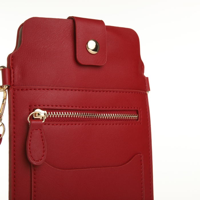 Сумка женская, кросс-боди, на магните, цвет красный Сумка женская, кросс-боди, на магните, цвет красный