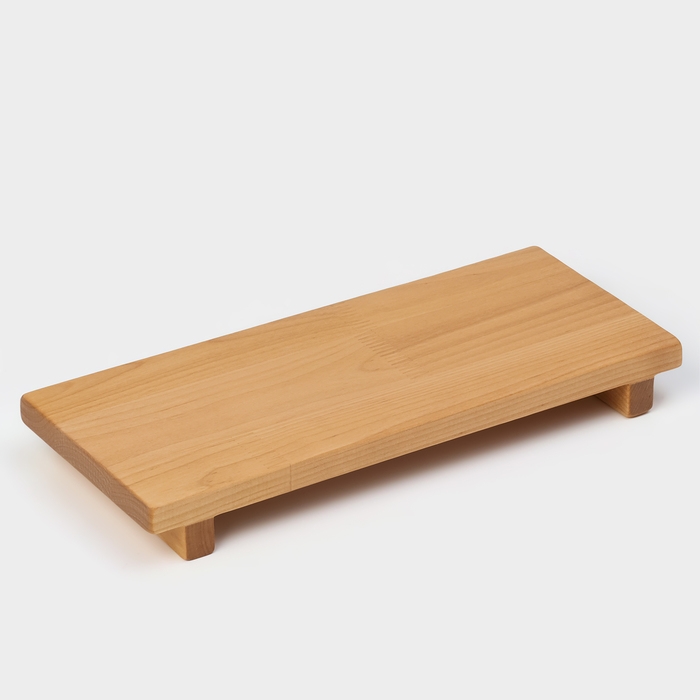 Блюдо для подачи на ножках Adelica «Евразия», для суши и роллов, 35×15×5,5 см, массив берёзы Блюдо для подачи на ножках Adelica «Евразия», для суши и роллов, 35×15×5,5 см, массив берёзы