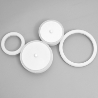 Люстра с ПДУ 2034/2 LED 66Вт белый 45х32х4,5 см BayerLux