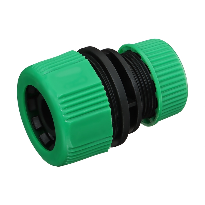 Муфта переходная, для шлангов 1/2 Муфта переходная, для шлангов 1/2" (12 мм) – 3/4" (19 мм), цанговое соединение, ABS-пластик, Greengo