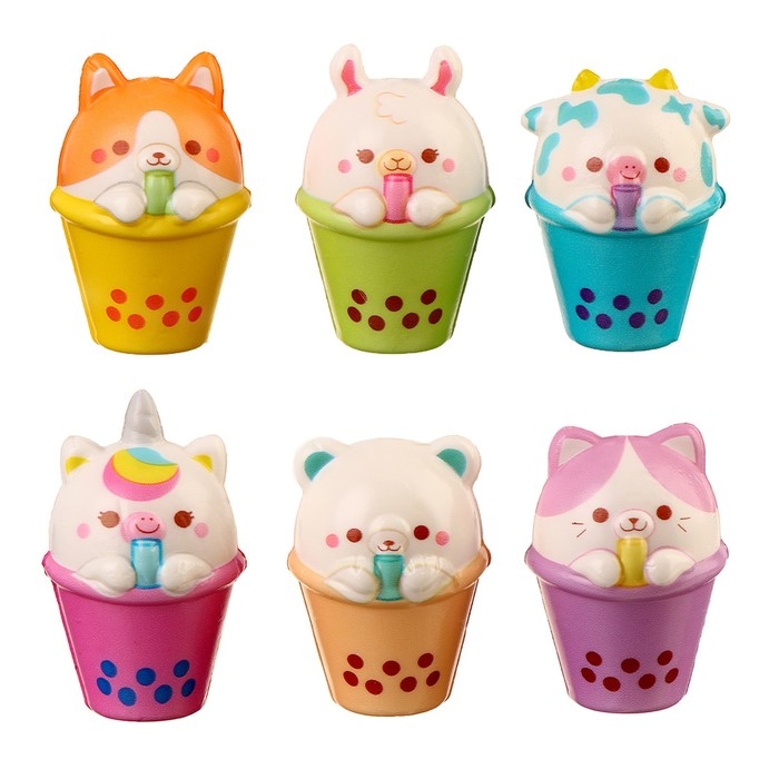 Мялка сквиши Мялка сквиши "Милашка в стакане", виды МИКС