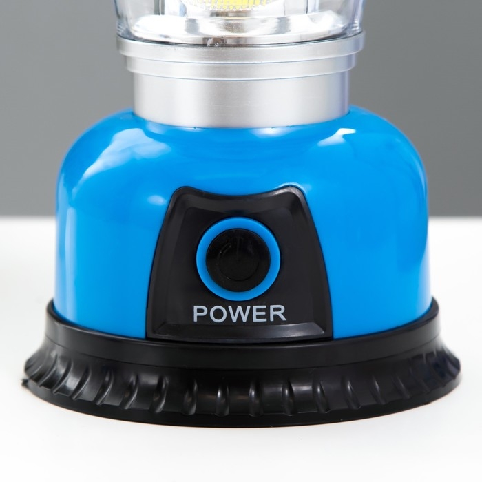 Светильник Светильник "Алдни" LED 12Вт USB от батареек 4хАА синий 12,5х12,5х21,5 см RISALUX