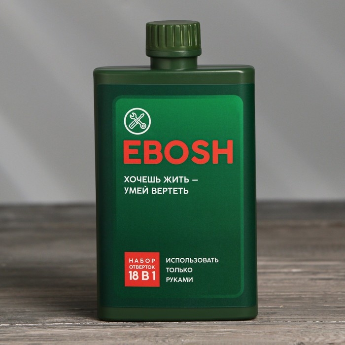 Набор отверток в фляге «Хочешь жить», универсальный, 18 предметов Набор отверток в фляге «Хочешь жить», универсальный, 18 предметов