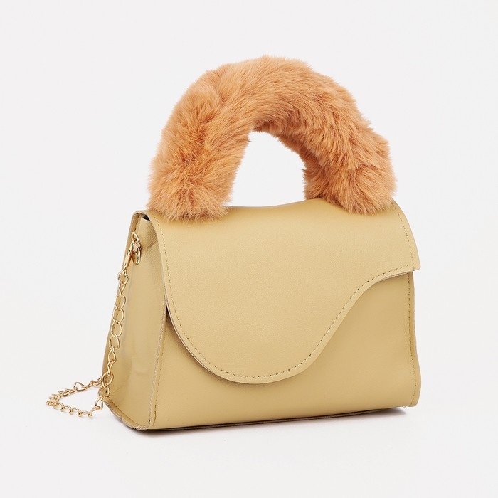 Сумка детская для девочки на магните, цвет бежевый Сумка детская для девочки на магните, цвет бежевый