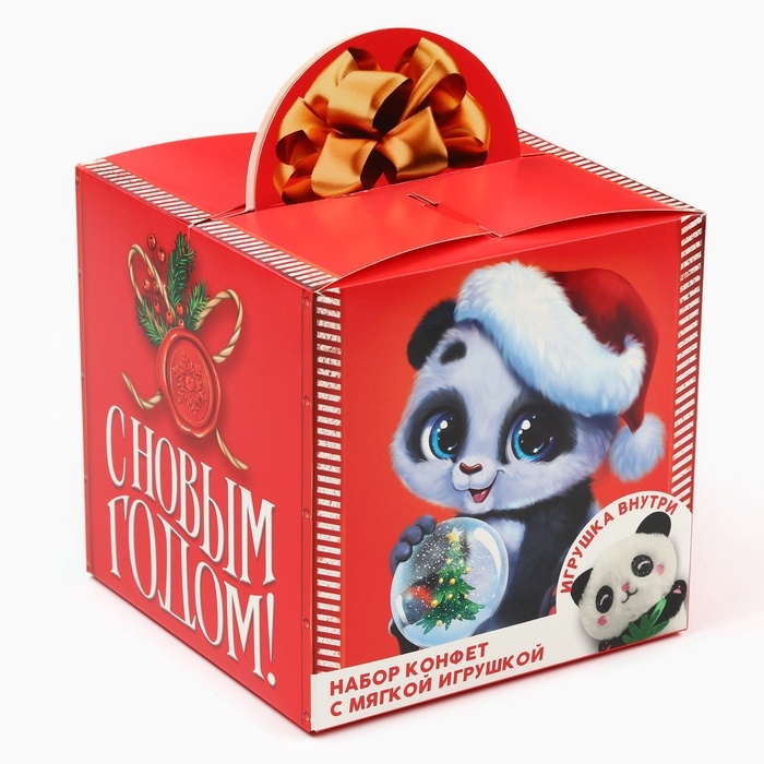 Набор конфет с игрушкой Набор конфет с игрушкой "Новогодняя посылка", 250 г