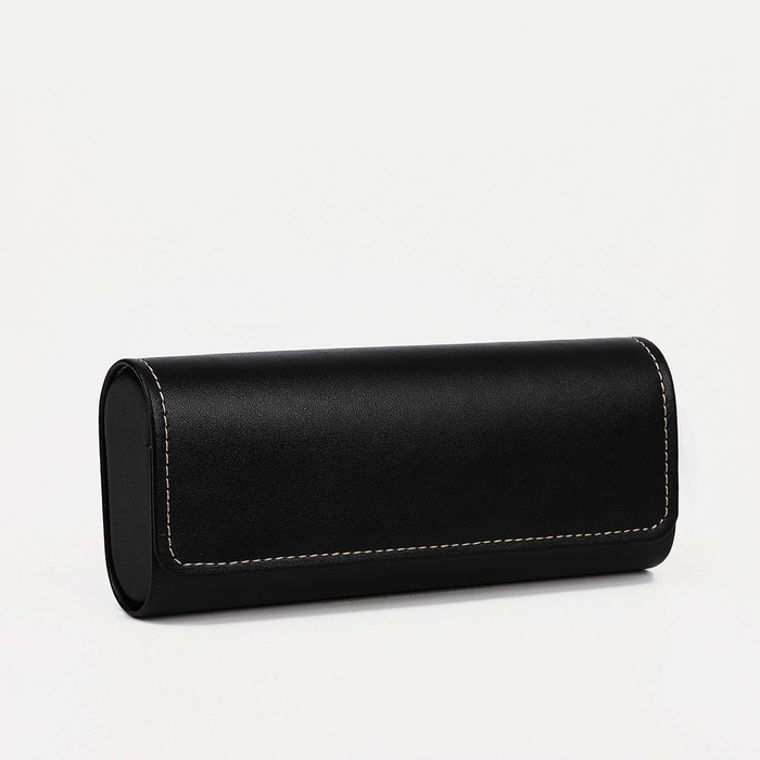 Футляр для очков на магните, длина 16,1 см, цвет чёрный Футляр для очков на магните, длина 16,1 см, цвет чёрный