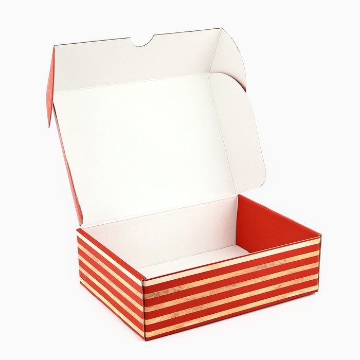 Коробка подарочная новогодняя складная «С наилучшими пожеланиями», 30.7 х 22 х 9.5 см, Новый год Коробка подарочная новогодняя складная «С наилучшими пожеланиями», 30.7 х 22 х 9.5 см, Новый год