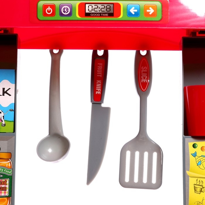 Игровой набор «Кухня мечты» с посудой и продуктами, свет, звук, работает от батареек Игровой набор «Кухня мечты» с посудой и продуктами, свет, звук, работает от батареек