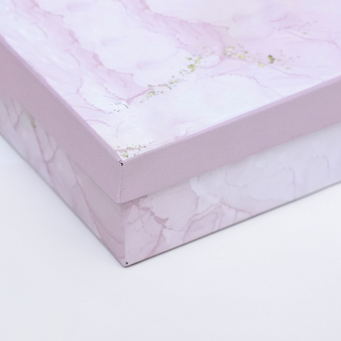 Подарочная коробка квадратная Подарочная коробка квадратная "Гранит",13,5 х 13,5 х 5 см