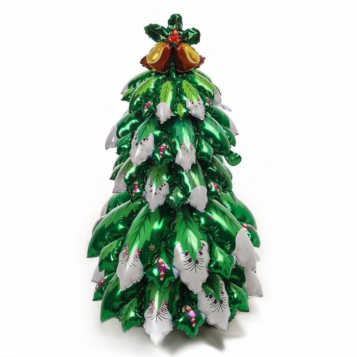 Шар фольгированный 50" &laquo;Обьёмная снежная новогодняя ёлка&raquo;