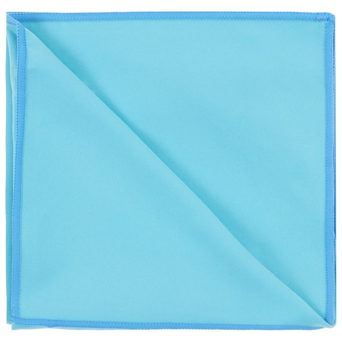 Полотенце из микрофибры ONLYTOP, 40х40 см, цвет голубой Полотенце из микрофибры ONLYTOP, 40х40 см, цвет голубой