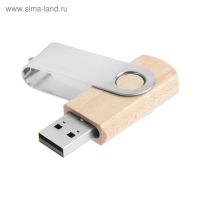 Флешка E 788, 32 ГБ, USB2.0, чт до 25 Мб/с, зап до 15 Мб/с, деревянная