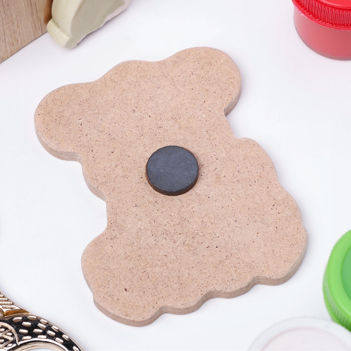 Раскраска-магнит Раскраска-магнит "Тигр", многоразовая, 8х6,5 см