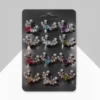 Брошь «Олень» жемчужные рога (неделимая фасовка 12 шт., цена за шт.), цвет МИКС Брошь «Олень» жемчужные рога (неделимая фасовка 12 шт., цена за шт.), цвет МИКС