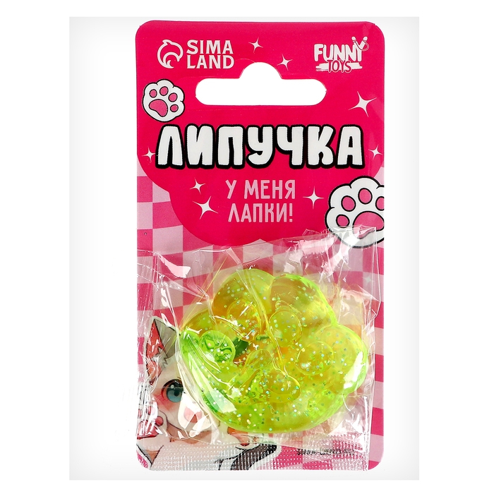 Липучка «Лапки», цвета МИКС, на блистере Липучка «Лапки», цвета МИКС, на блистере