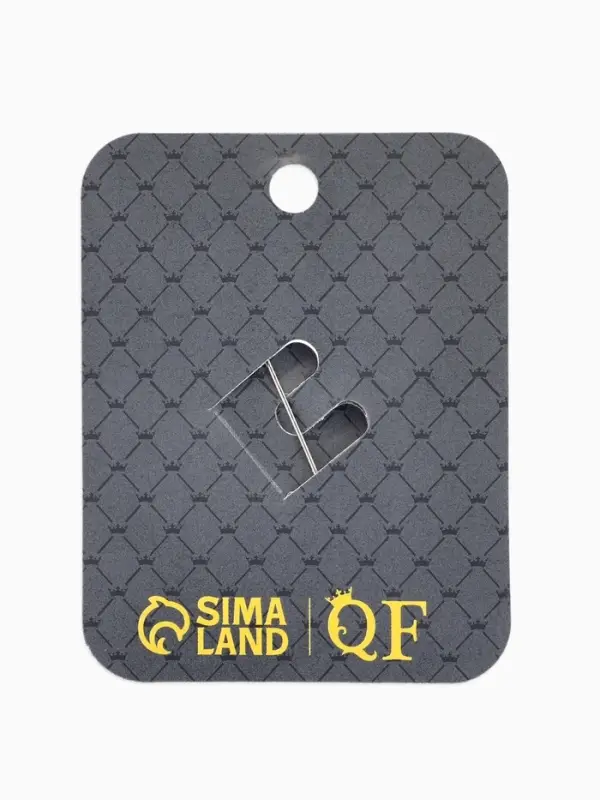 Брошь &laquo;Нота. Скрипичный ключ&raquo;, белая в серебре