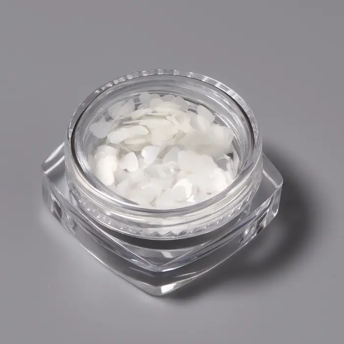 Пайетки для декора «Сердечки», белые Пайетки для декора «Сердечки», белые