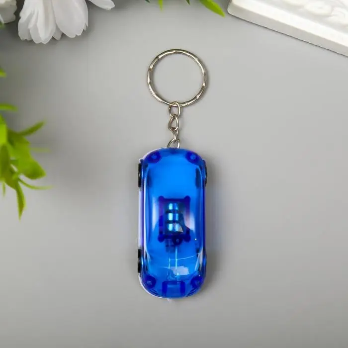 Фонарик свет на кольце Фонарик свет на кольце "Машина" МИКС