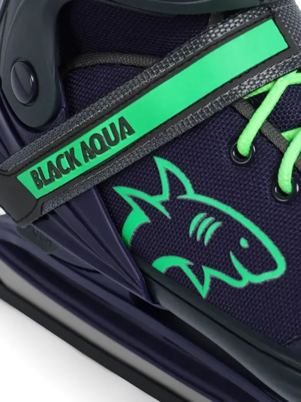 Коньки раздвижные BlackAqua, р. 35-38, для фитнеса, синие, зелёные Коньки раздвижные BlackAqua, р. 35-38, для фитнеса, синие, зелёные