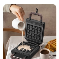 Вафельница электрическая для бельгийских вафель КТ-3652 Вафельница электрическая для бельгийских вафель КТ-3652