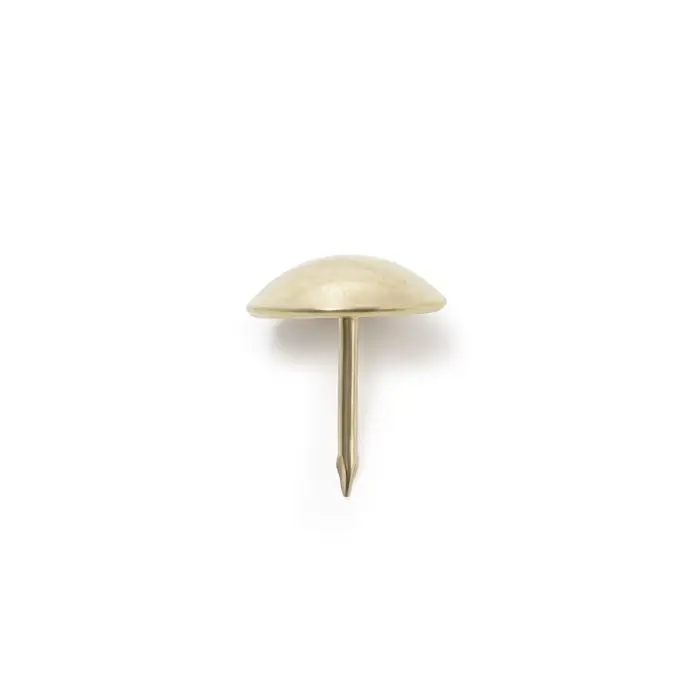 Гвозди ТУНДРА, декоративные, обивочные, 19&times;22 мм, золото, 200 шт.