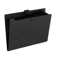 Папка А4 Your Way, 12 отделений, 600 мкм, на кнопке, чёрная