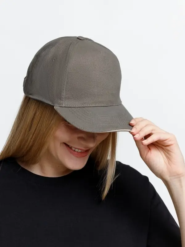 Бейсболка Long Beach, хаки с бежевым Бейсболка Long Beach, хаки с бежевым