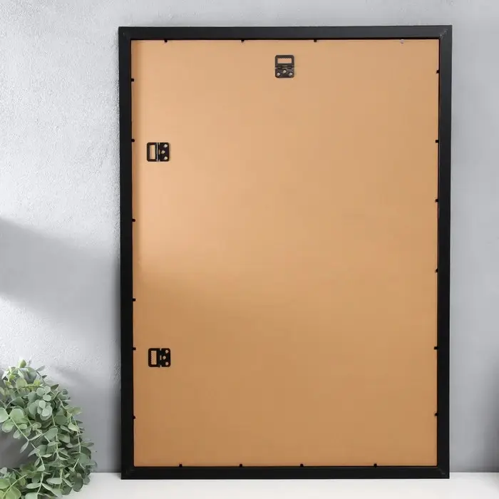 Фоторамка для фото 50&times;70 см Ellis, МДФ, с паспарту, чёрный, (пластиковый экран)