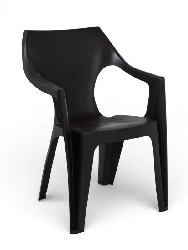 Кресло садовое Decorona DeForma, 55&times;53.5&times;78.5 см, пластиковое, цвет тёплый орех