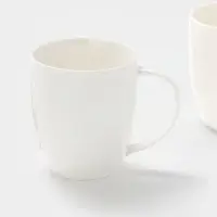 Кружки Magisto English tea party, 435 мл, набор 2 шт., фарфор, белые