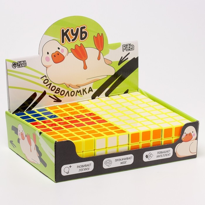 Кубик Рубика, игрушка механическая «Угадай цвет» 5,7см , в шоубоксе Кубик Рубика, игрушка механическая «Угадай цвет» 5,7см , в шоубоксе