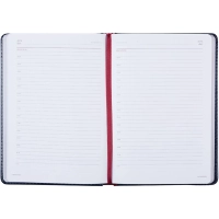 Ежедневник недатированный А5 Sidney Nebraska, син,сер.обрез,272стр 3-128/12