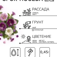 Семена цветов Кобея лазающая &laquo;Гжельские узоры&raquo;, 0.45 г