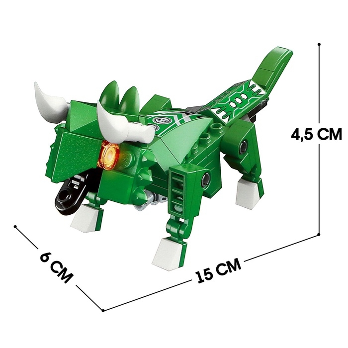 Конструктор Динобот  Конструктор Динобот "Вождь Тиранозавр", 92 детали