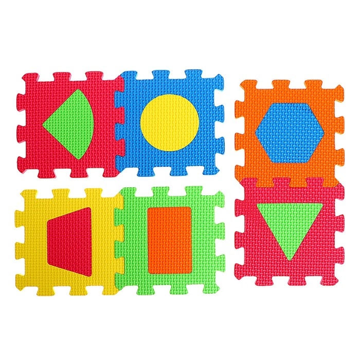 Коврик-пазл «Изучаем фигуры» Коврик-пазл «Изучаем фигуры»