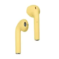 Наушники беспроводные Luazon i12, TWS, вкладыши, Bluetooth 5.0, 35/300 мАч, жёлтые матовые