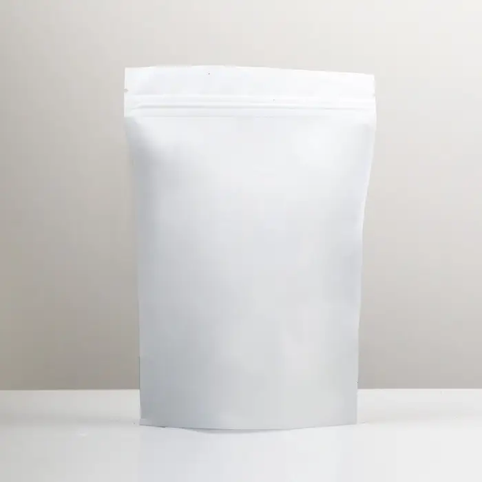 Пакет дой - пак, матовый, белый, 14&times;20&times;4 см