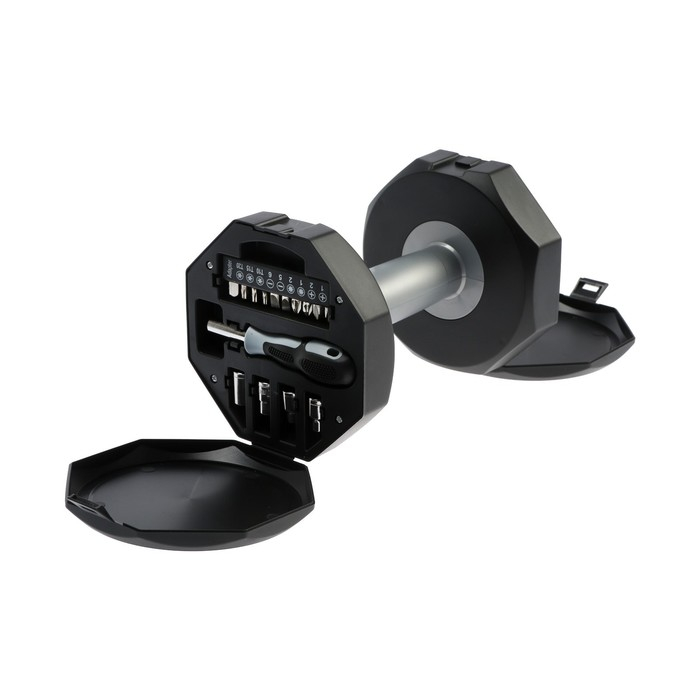 Набор инструментов ТУНДРА, подарочный пластиковый кейс  Набор инструментов ТУНДРА, подарочный пластиковый кейс "Гантель", 20 предметов