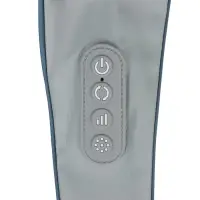 Массажёр для спины и шеи LEM-29, наплечный, ИК подогрев, серый