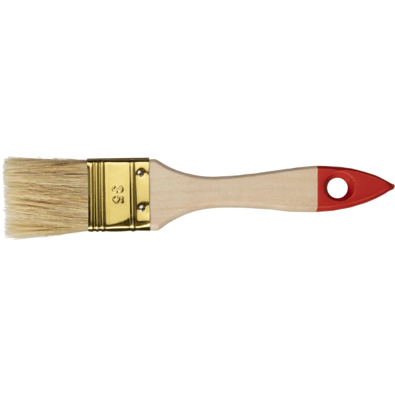 Кисть плоская ЗУБР УНИВЕРСАЛ-ОПТИМА, светлая щетина, 35мм01099-038-Z01