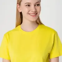 Футболка унисекс T-bolka 160, желтая, размер S