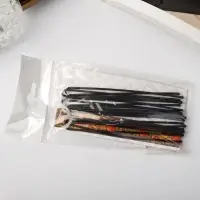 Шпильки для волос &laquo;Народная&raquo;, 8.5 см, набор 10 шт., чёрные