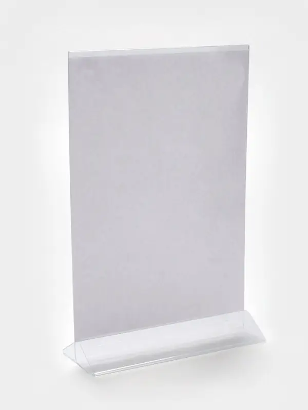 Двухсторонняя подставка А4, оргстекло 1 мм, 21&times;8.5&times;32.8 см