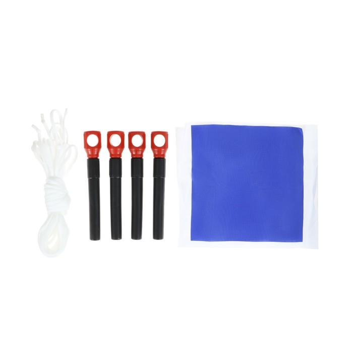 Палатка зимняя куб  Палатка зимняя куб "СЛЕДОПЫТ", 3-х местная, 3 слоя, цвет бело-синий