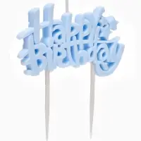 Свеча для торта «Happy Birthday» 8,5 х 5 см Свеча для торта «Happy Birthday» 8,5 х 5 см