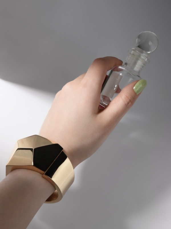 Браслет металл «Манжета» углы, цвет золото Браслет металл «Манжета» углы, цвет золото