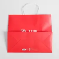 Пакет подарочный новогодний крафт &laquo;С НГ&raquo;, 32&times;28&times;15 см