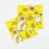 Салфетки бумажные однослойные «Гуси», 24х24 см, 50 шт Салфетки бумажные однослойные «Гуси», 24х24 см, 50 шт